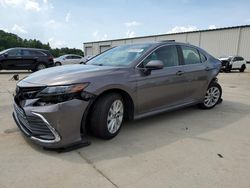 Toyota salvage cars for sale: 2022 Toyota Camry LE