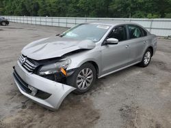 Salvage cars for sale at Glassboro, NJ auction: 2013 Volkswagen Passat S