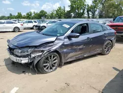 Honda salvage cars for sale: 2020 Honda Civic EX