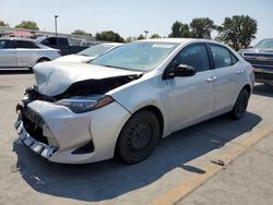 Toyota Corolla l salvage cars for sale: 2019 Toyota Corolla L