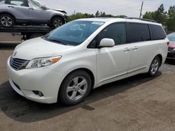 Salvage cars for sale at Denver, CO auction: 2015 Toyota Sienna XLE