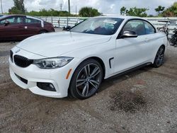 Salvage cars for sale at Miami, FL auction: 2016 BMW 435 I