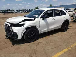 Salvage cars for sale at Woodhaven, MI auction: 2024 Honda HR-V Sport