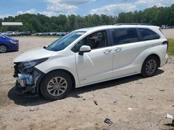 Toyota Sienna xle Vehiculos salvage en venta: 2021 Toyota Sienna XLE