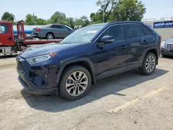 Salvage cars for sale at Wichita, KS auction: 2019 Toyota Rav4 XLE Premium