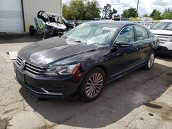 Salvage cars for sale at Woodburn, OR auction: 2016 Volkswagen Passat SE