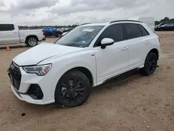 Salvage cars for sale at Houston, TX auction: 2024 Audi Q3 Premium Plus S Line 45