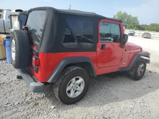 2005 Jeep Wrangler / TJ SE