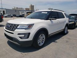 Salvage cars for sale at New Orleans, LA auction: 2017 Ford Explorer XLT