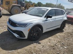 Volkswagen salvage cars for sale: 2023 Volkswagen Tiguan SE R-LINE Black