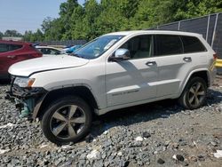 Jeep salvage cars for sale: 2015 Jeep Grand Cherokee Overland