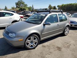 Salvage cars for sale at San Martin, CA auction: 2003 Volkswagen GTI VR6