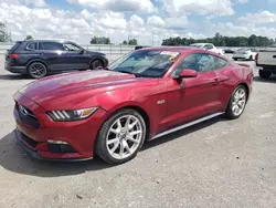 Salvage cars for sale at Dunn, NC auction: 2015 Ford Mustang GT