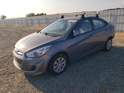 Salvage cars for sale from Copart Anderson, CA: 2016 Hyundai Accent SE