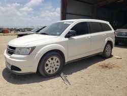 Salvage cars for sale at Houston, TX auction: 2015 Dodge Journey SE