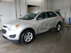 Salvage cars for sale from Copart Madisonville, TN: 2016 Chevrolet Equinox LS