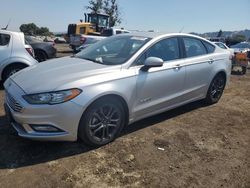 Ford salvage cars for sale: 2018 Ford Fusion SE Hybrid