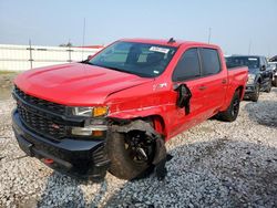 Chevrolet salvage cars for sale: 2021 Chevrolet Silverado K1500 Trail Boss Custom