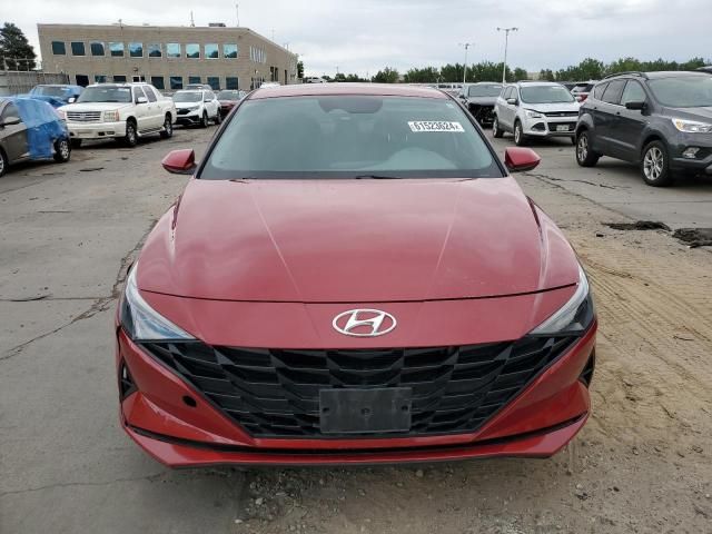 2022 Hyundai Elantra Blue