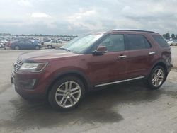 Ford salvage cars for sale: 2016 Ford Explorer Limited