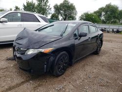 Honda salvage cars for sale: 2012 Honda Civic LX