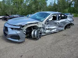 Acura Vehiculos salvage en venta: 2021 Acura TLX Tech A