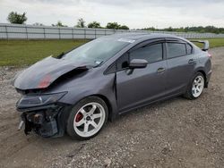 Salvage cars for sale at Houston, TX auction: 2014 Honda Civic EXL