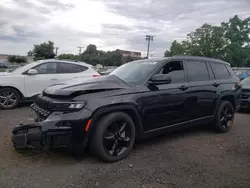 Salvage cars for sale at New Britain, CT auction: 2023 Jeep Grand Cherokee L Laredo