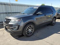 Salvage cars for sale at Littleton, CO auction: 2016 Ford Explorer Sport