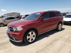 Salvage cars for sale from Copart Amarillo, TX: 2014 Dodge Durango Limited