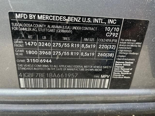 2011 Mercedes-Benz GL 450 4matic