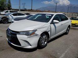 Salvage cars for sale from Copart Rancho Cucamonga, CA: 2017 Toyota Camry LE