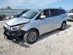 KIA salvage cars for sale: 2019 KIA Sedona LX