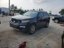 Salvage cars for sale at Pekin, IL auction: 2012 KIA Sorento SX