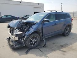 Salvage cars for sale at Farr West, UT auction: 2017 Toyota Highlander SE