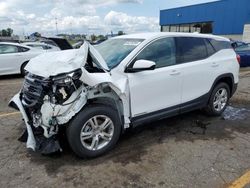 Salvage cars for sale at Woodhaven, MI auction: 2018 GMC Terrain SLE