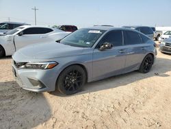 Salvage cars for sale at Andrews, TX auction: 2024 Honda Civic Sport