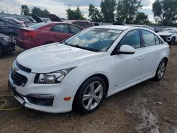 Chevrolet salvage cars for sale: 2015 Chevrolet Cruze LT