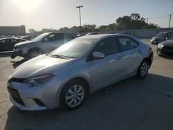 Toyota Corolla l Vehiculos salvage en venta: 2015 Toyota Corolla L