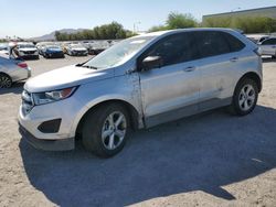 Salvage cars for sale at Las Vegas, NV auction: 2018 Ford Edge SE