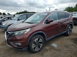 Salvage cars for sale at Hillsborough, NJ auction: 2015 Honda CR-V Touring