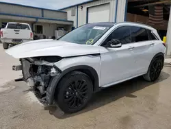 Salvage cars for sale from Copart Houston, TX: 2023 Infiniti QX50 Luxe