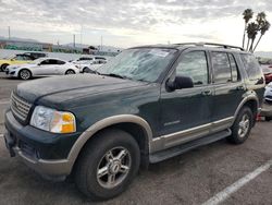 Salvage cars for sale at Van Nuys, CA auction: 2002 Ford Explorer Eddie Bauer