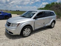 Salvage cars for sale at Taylor, TX auction: 2014 Dodge Journey SE