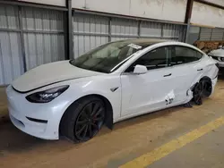 Salvage cars for sale from Copart Mocksville, NC: 2020 Tesla Model 3