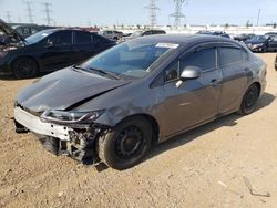 Salvage cars for sale at Elgin, IL auction: 2013 Honda Civic EX