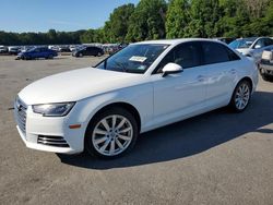 Salvage cars for sale at Glassboro, NJ auction: 2017 Audi A4 Premium