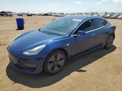 Salvage cars for sale at Brighton, CO auction: 2018 Tesla Model 3