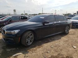 Salvage cars for sale at Dyer, IN auction: 2018 BMW 740 XI