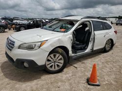 Salvage cars for sale from Copart Houston, TX: 2015 Subaru Outback 2.5I Premium